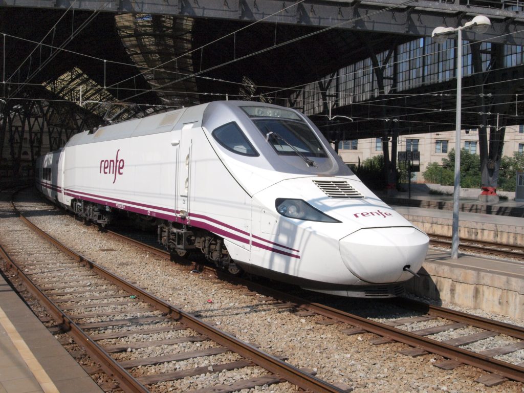 High speed Renfe at Barcelona