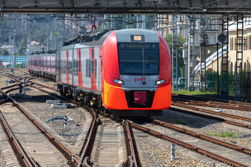 Lastochka train of Russian Railways, source: Russian Railways (RZD)