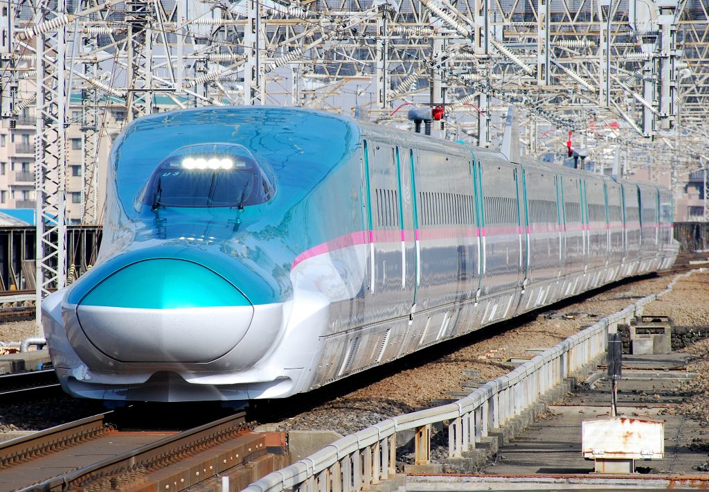 Japanese bullet train, source: Wikipedia