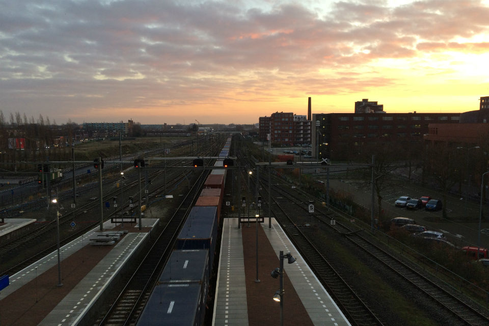 A freight train on the Brabantroute