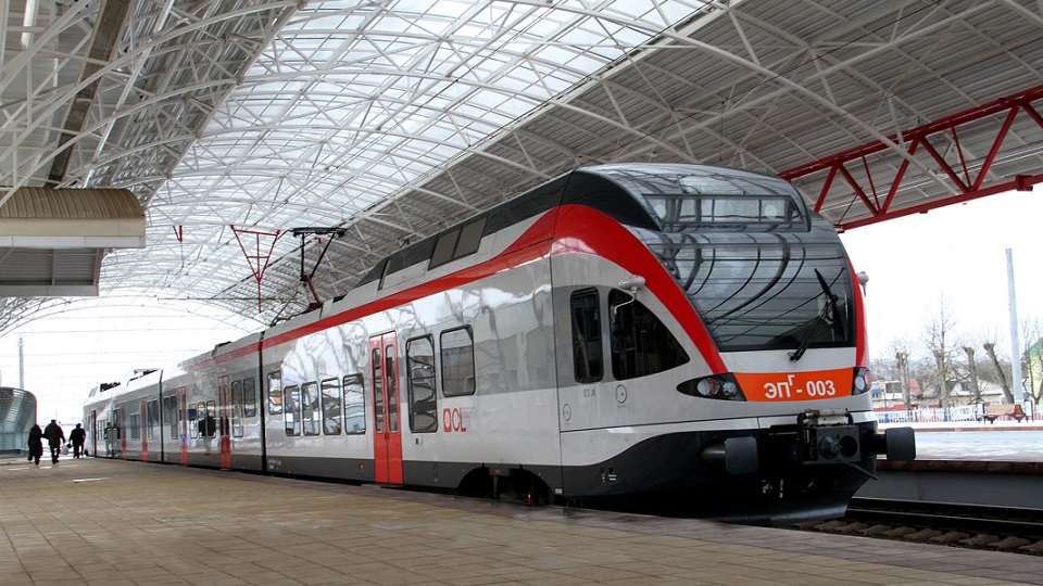 Stadler Flirt train of Minsk City Lines, source: Belarusian Railway