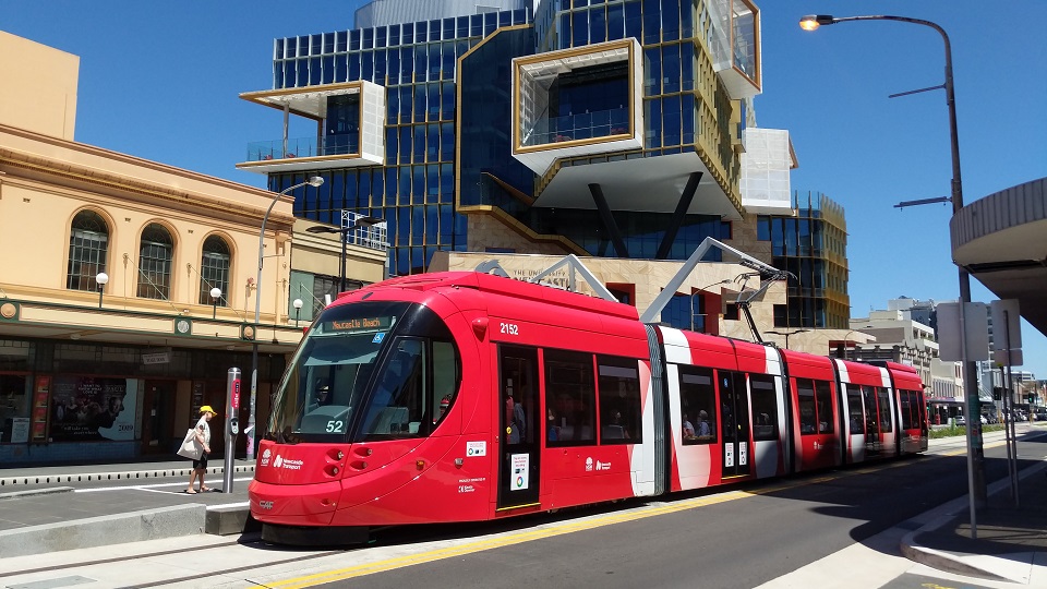 Newcastle Light Rail, source: Wikipedia