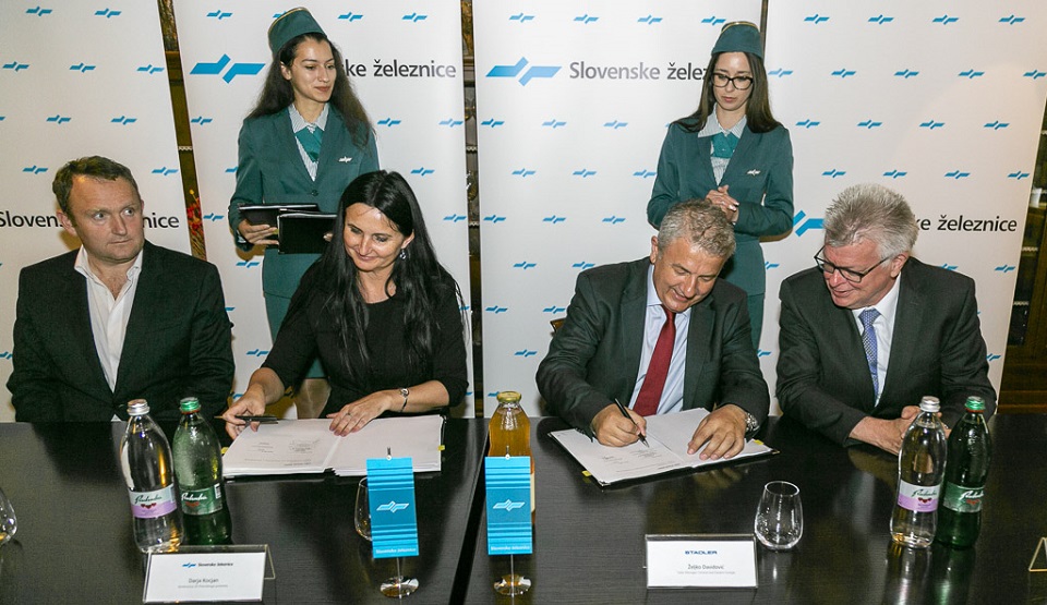 Slovesnke železnice signs agreement with Stadler, source: Slovesnke železnice