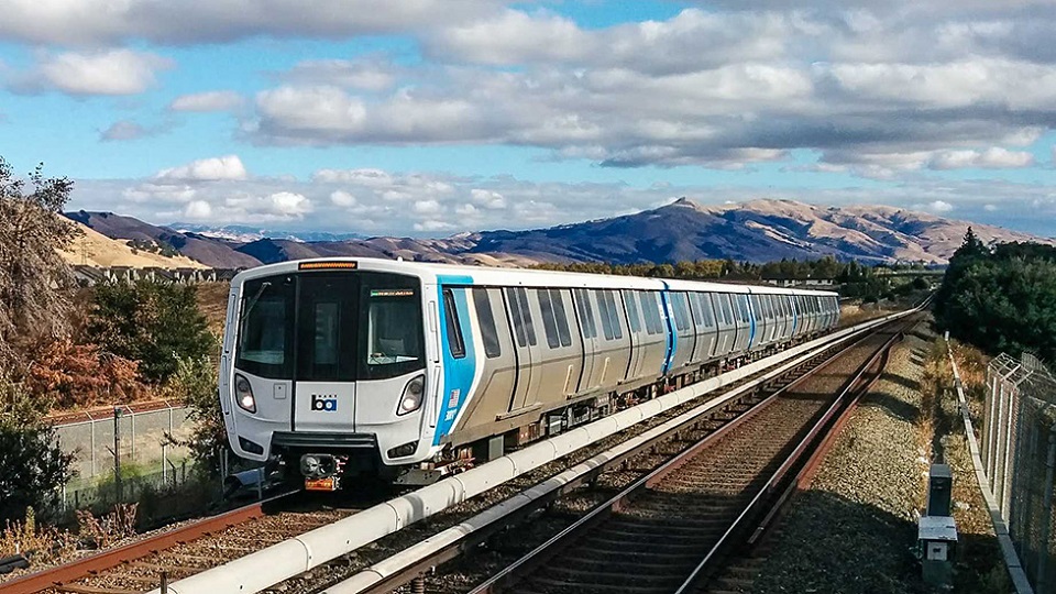 BART Fleet of the Future train, source: BART