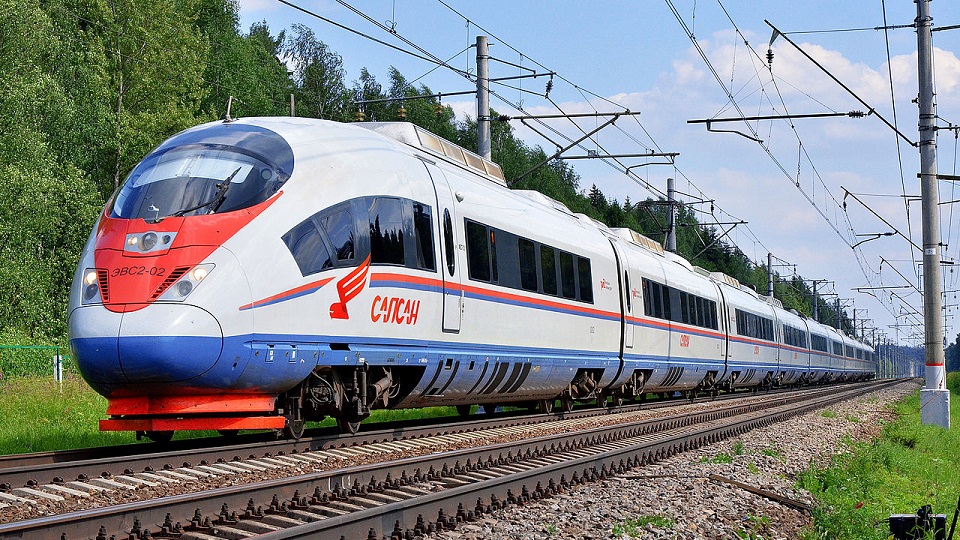 Siemens-made Sapsan high-speed train, source: Wikipedia