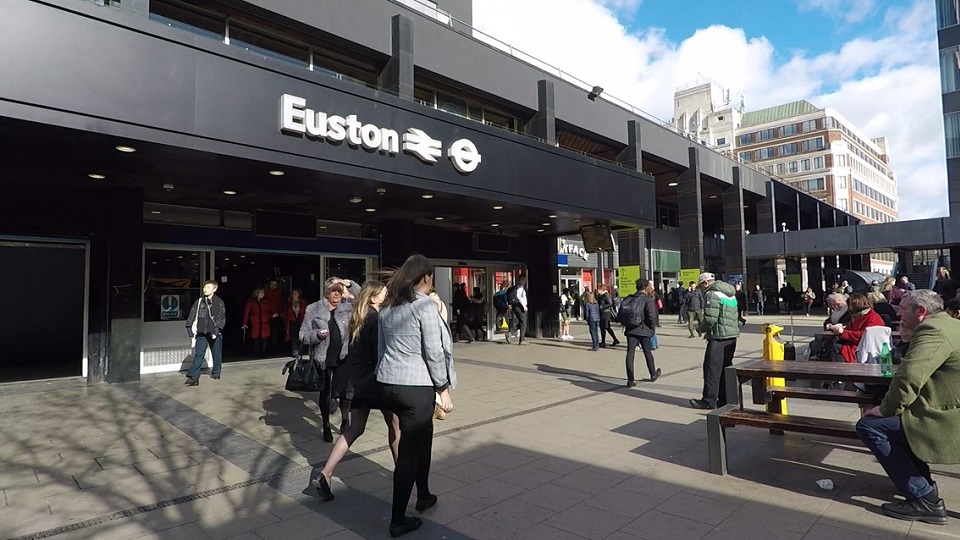 London Euston railway station, source: Network Rail