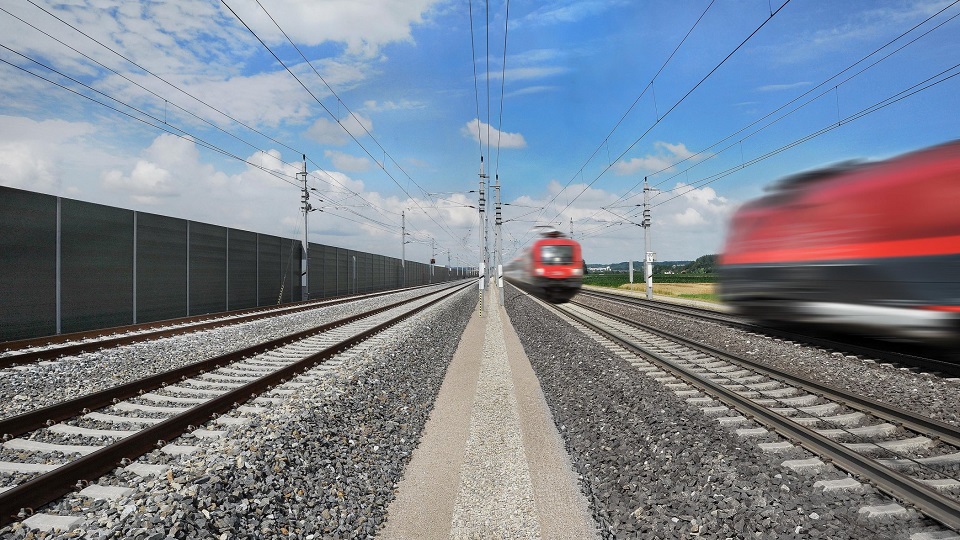 Four-track railway between Vienna and Linz, source: Austrian Federal Railways (ÖBB)