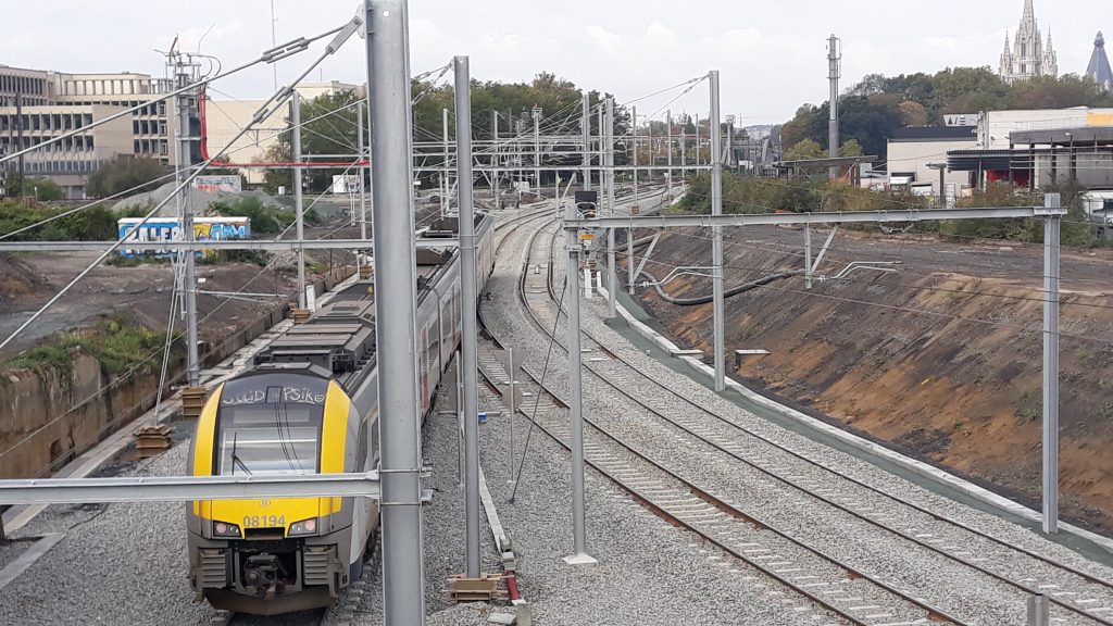 Track at Schaarbeek, Belgium (Infrabel)