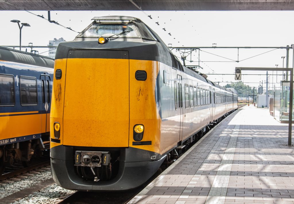 NS intercity train in the Netherlands