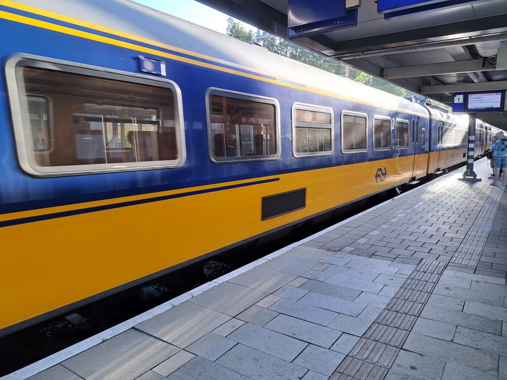 NS train at Rotterdam Alexander station