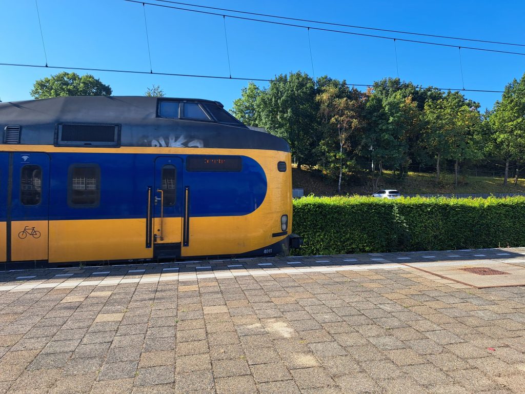 NS intercity train in the Netherlands