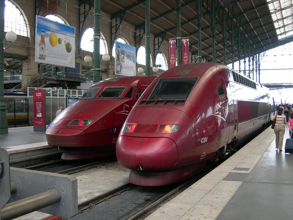 TGV Gare du Nord Paris