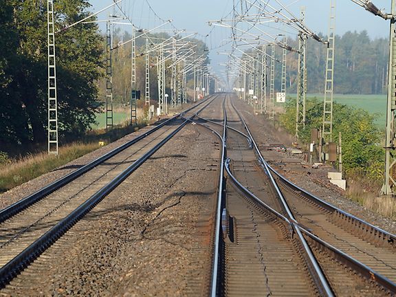 Railway tracks in Germany