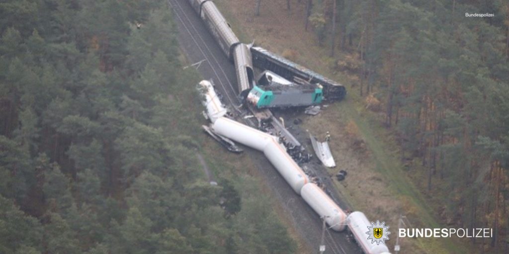 Derailment between Berlin and Hannover on 17-11-22