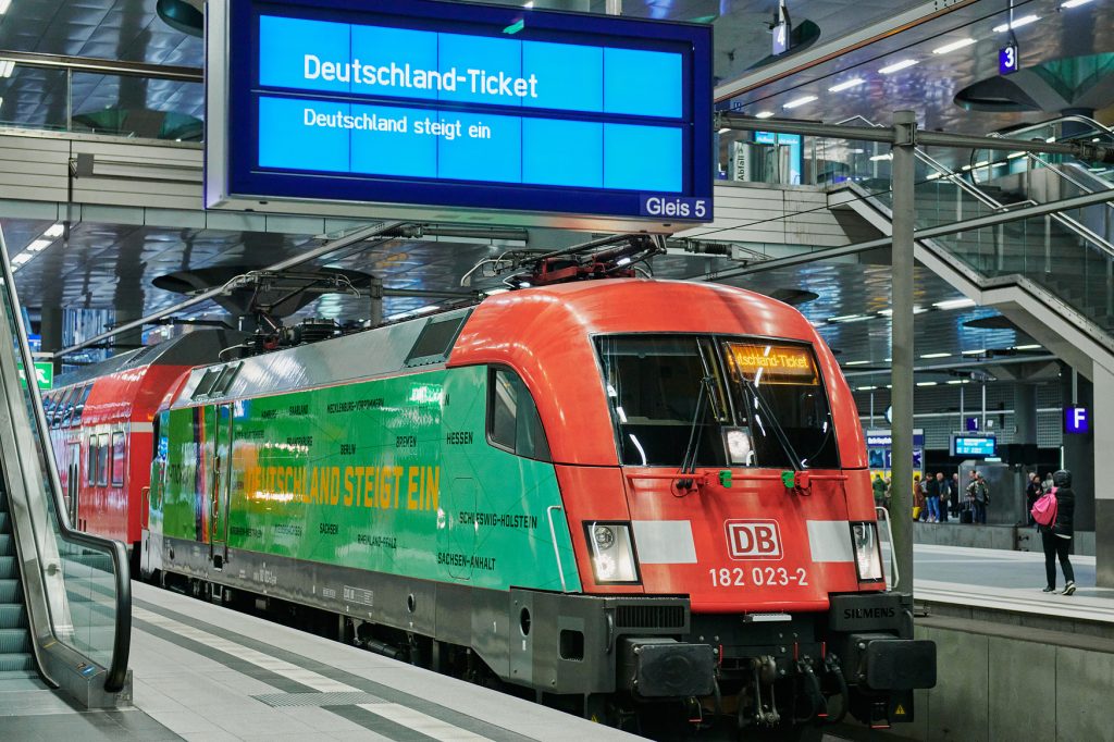 Deutschlandticket train
