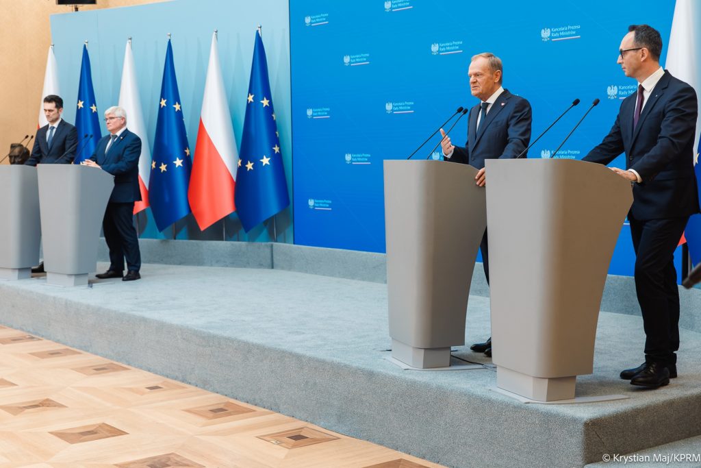 Polish Prime Minister Donald Tusk announces the implementation of the CPK Programme.