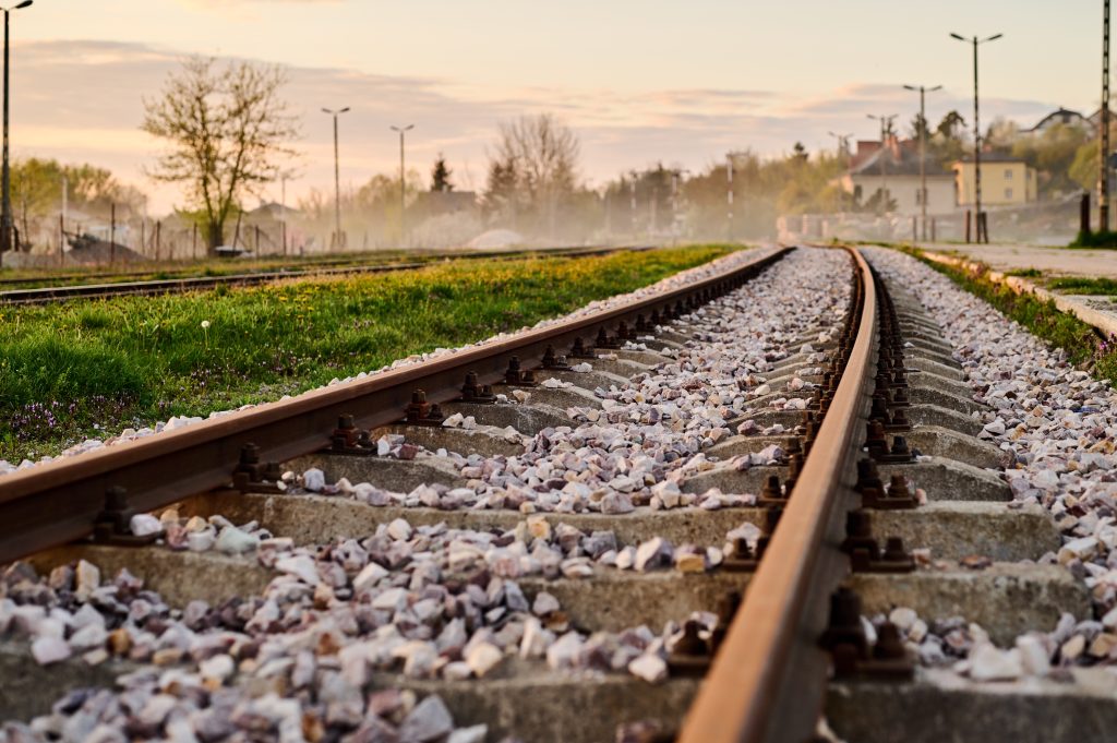 Poland high-speed rail track