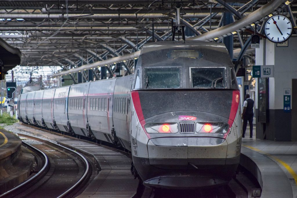 SNCF train in Brussels