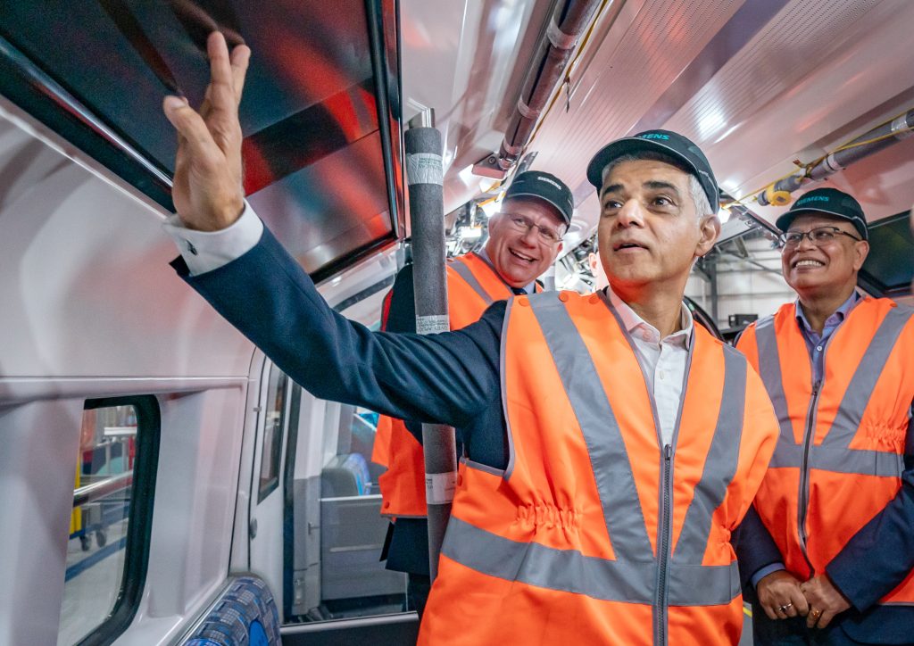 The new Piccadilly line test train was vandalised before it even got to the London depo.